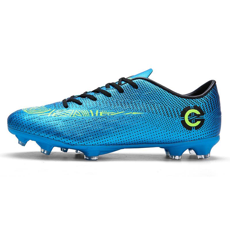 Soccer Shoes Low-top Indoor and Outdoor Soccer Shoes Men's Long and Short Nails FTSG Shredded Nails Training Bottom Soccer Shoes