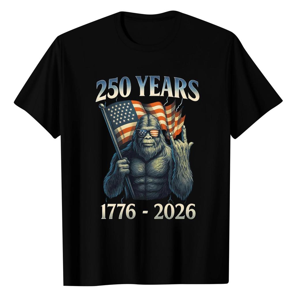 Unisex Round Neck Casual Digital Printed Short Sleeved T-shirt Top