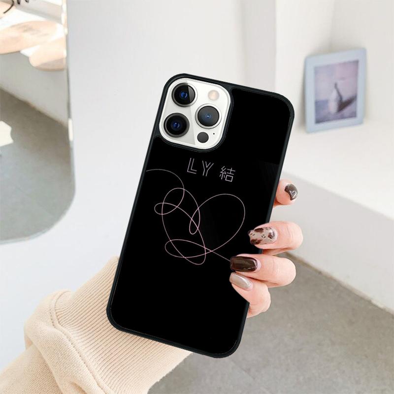 Love Yourself Answer Phone Case For iPhone 16 15 14 11 12 13 mini Pro XR XS MAX Plus coque Cover Shell