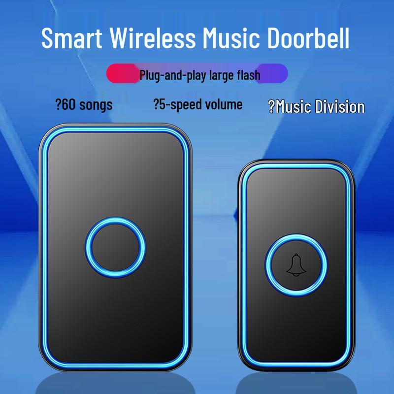 Long-Range Smart Wireless Waterproof Doorbell with Remote Control