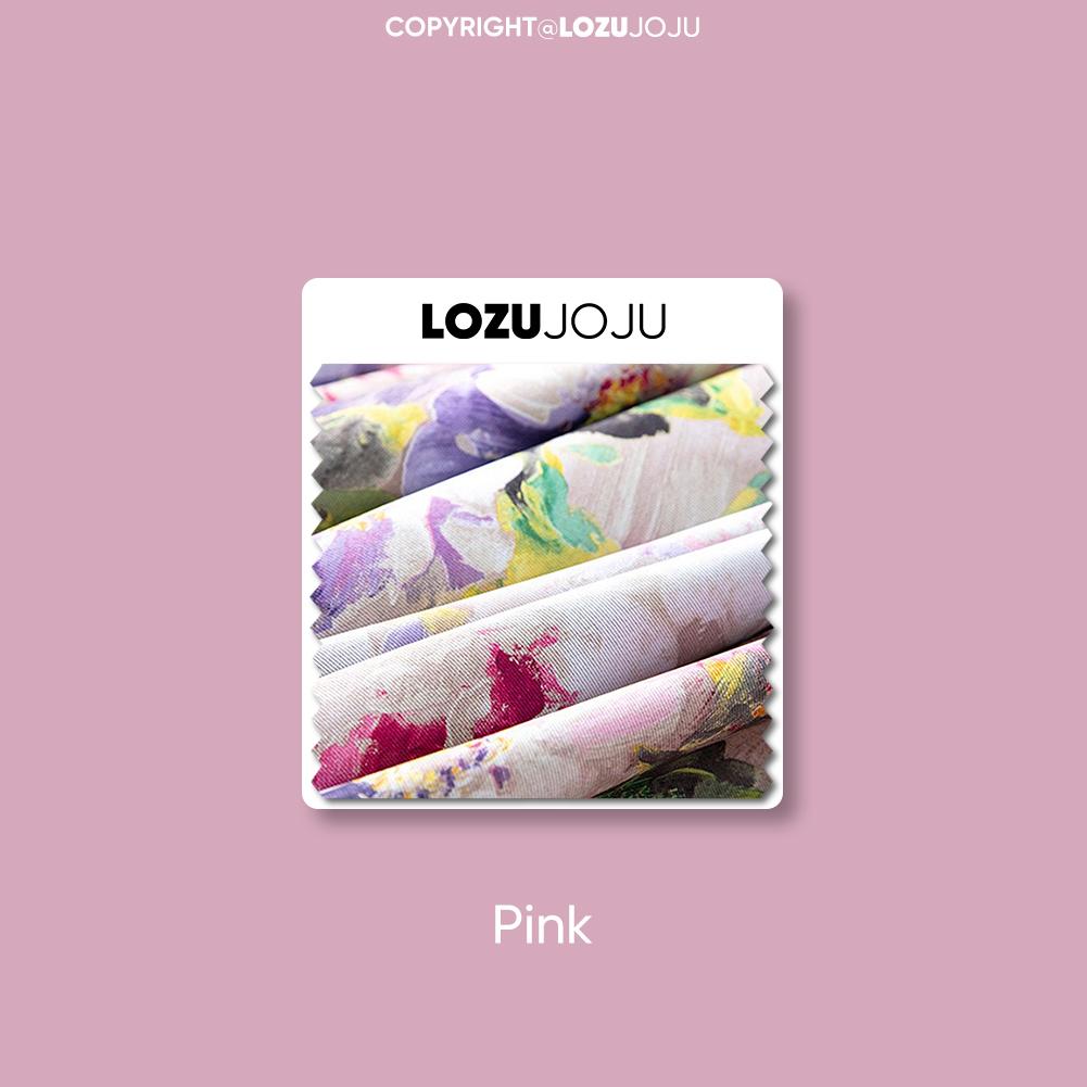 1PC LOZUJOJU 70-80% Blackout Countryside Style Oil Colored Floral Print High-quality Blackout Curtains for Bedroom Living Room Window for Home Decor