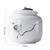 Creative Ink Painting Ceramic Storage Jar with Lid Sealed Tea Tin Candy Coffee Food Jar Storage Container Home Decoration Modern