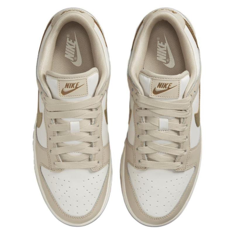 Nike Dunk Low 'Gold Swoosh' Women's Skate Shoes Sneakers DX5930-001