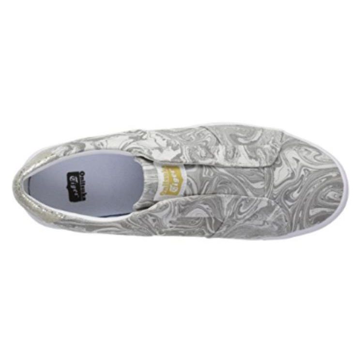 Onitsuka Tiger Appian Casual Versatile Shock Absorbing Durable Low Top Skate Shoes Unisex sneaker White Gray D630N-0190