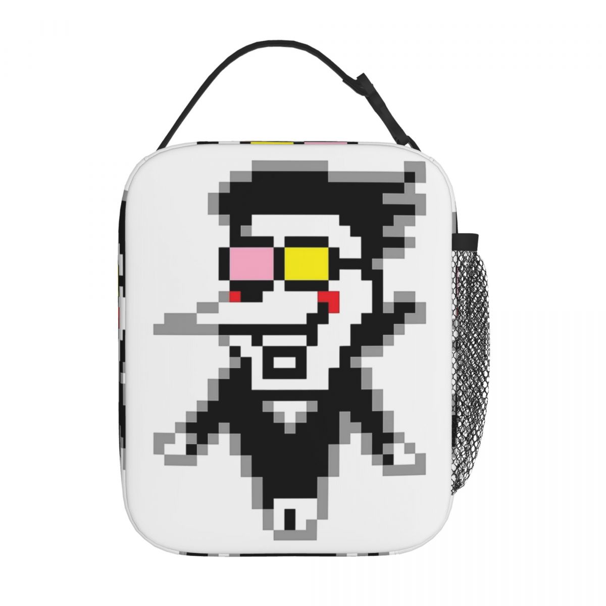 Deltarune Spamton Insulated Lunch Bags Portable Meal Container Cooler Bag Tote Lunch Box Beach Travel Food Handbags One Size