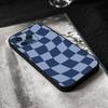 Checkerboard Phone Case Black Silicone Soft Shell For IPhone 17 16 15 14 13 12 11 Air Pro Max Plus Hot Sale
