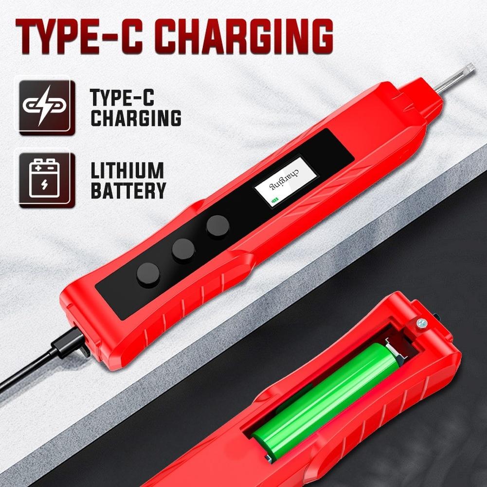 Professional HR50 Rechargeable Voltage Tester with Audible Visual Alarm Dual Contact Non Contact Modes and LCD Display