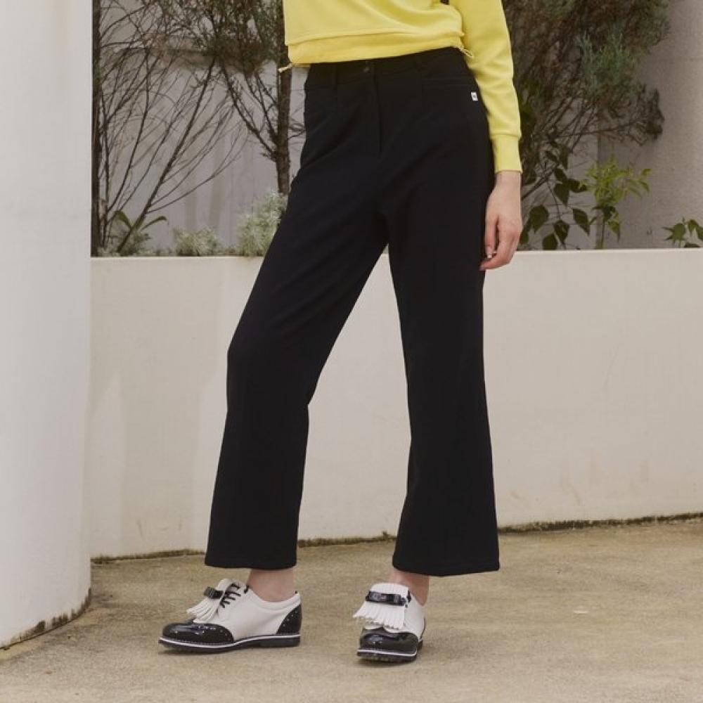 

Onoff Women S Semi Wide Corduroy Fleece pantS Of5013lb Black BLACK/40