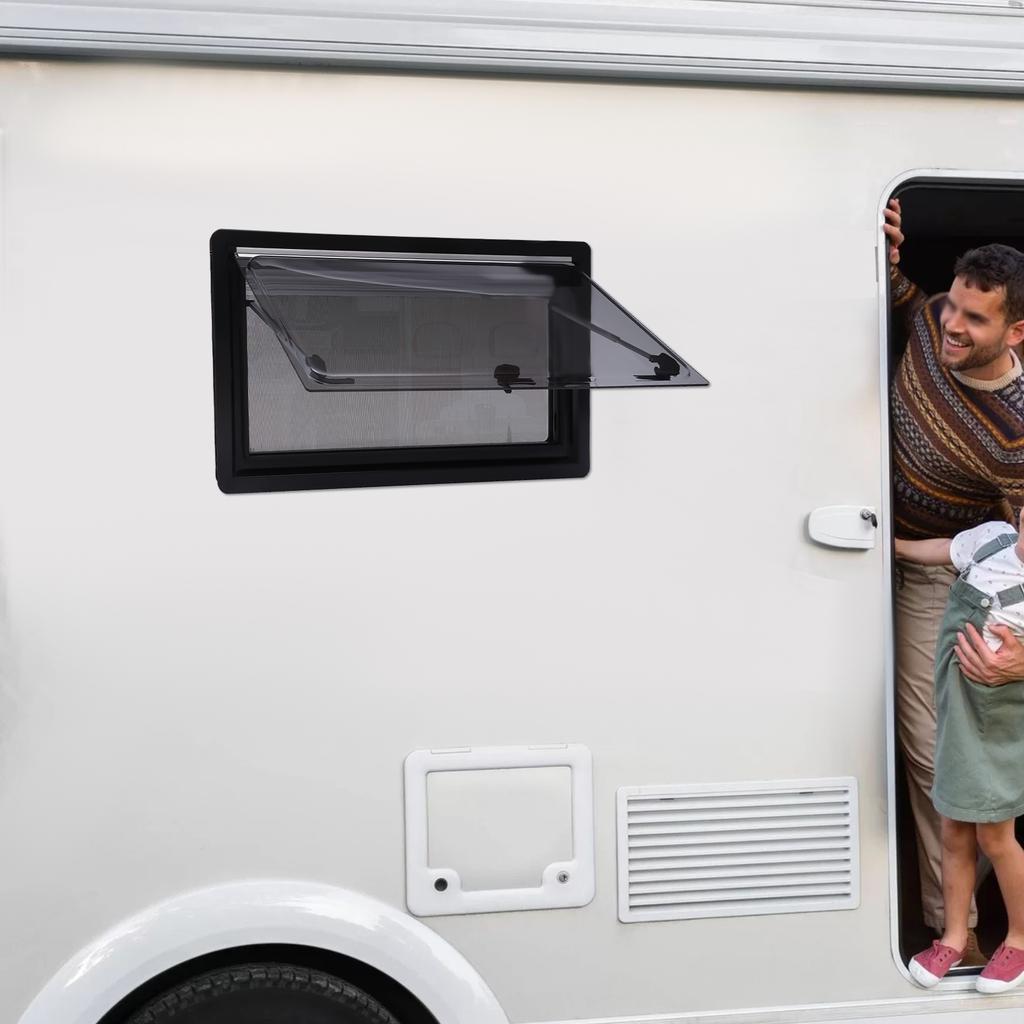 900*500mm 70° Caravan Extrapolated Ventilation Rv Caravan Camper Window With Blind Screen For Vehicles, Motorhomes, Caravans
