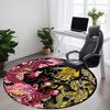 1pc Dragon Yin Yangrt Chair Carpet for Office, Round Non Slip Durable Large Size Office Carpet, Suitable for Office