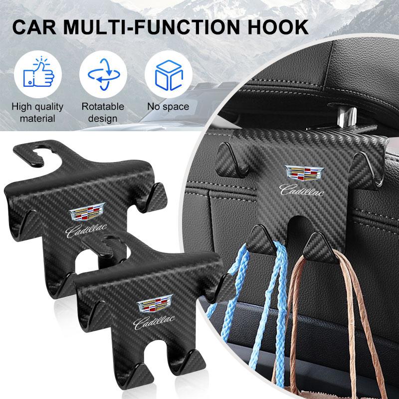 Autoaufkleber Rücksitzhaken Hängende Aufbewahrung Handyhalter Für Cadillac XT5 XTS CTS BLS SLS DTS SRX Escalade Tiburon Deville