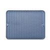 Food-Grade Non-Slip Rubber Sink Protector: Multi-Purpose Hollow Drain Mat, Anti-Fall Debris Filter, Heat Insulation Pad