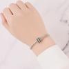 Forever Love Heart Color Zircon Bead Clasp Charms DIY Jewelry Making Accessories