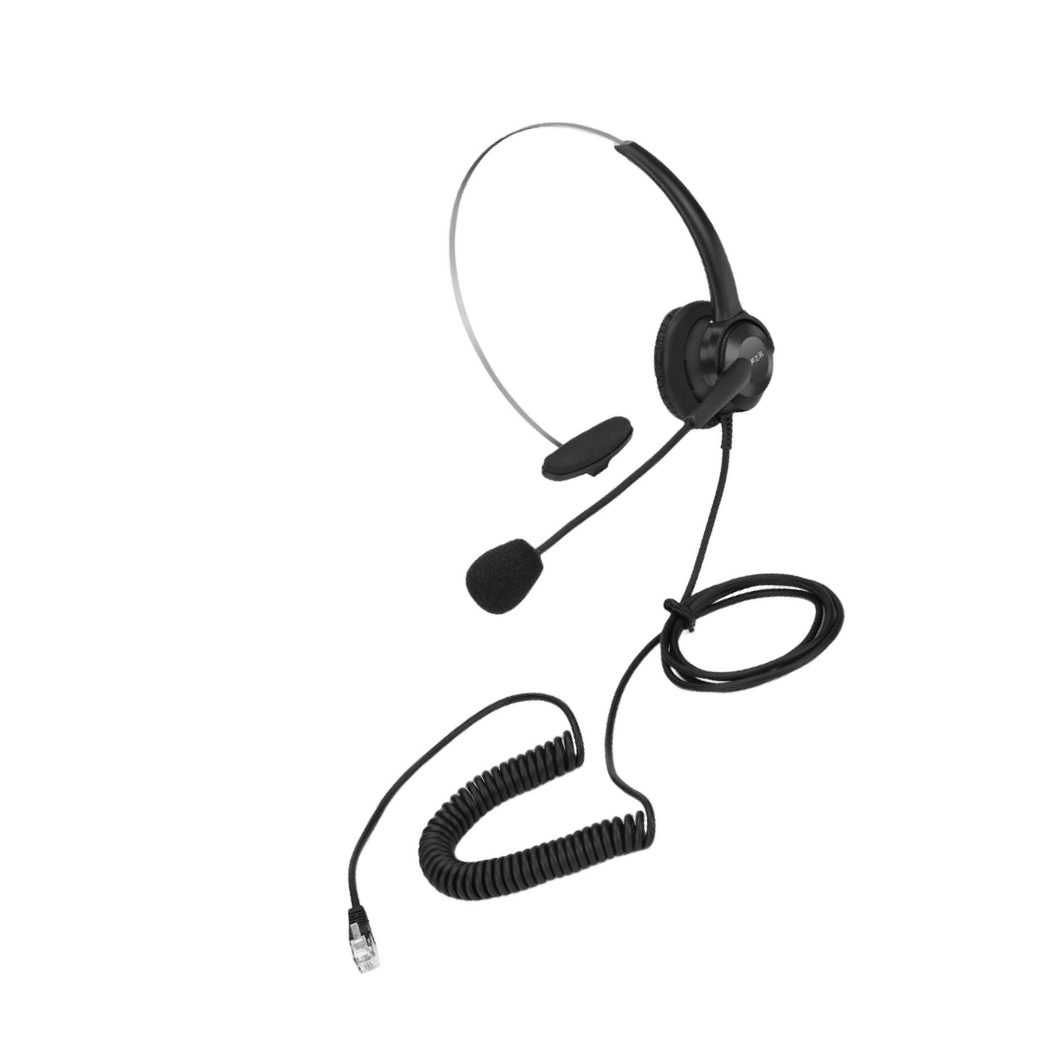 

Гарнитура Телефон Монофоническая Гарнитура Стационарный Телефон Наушники С Микрофоном Для Домашнего Использования Auriculares Проводная гарнитура Для Трубки чёрный