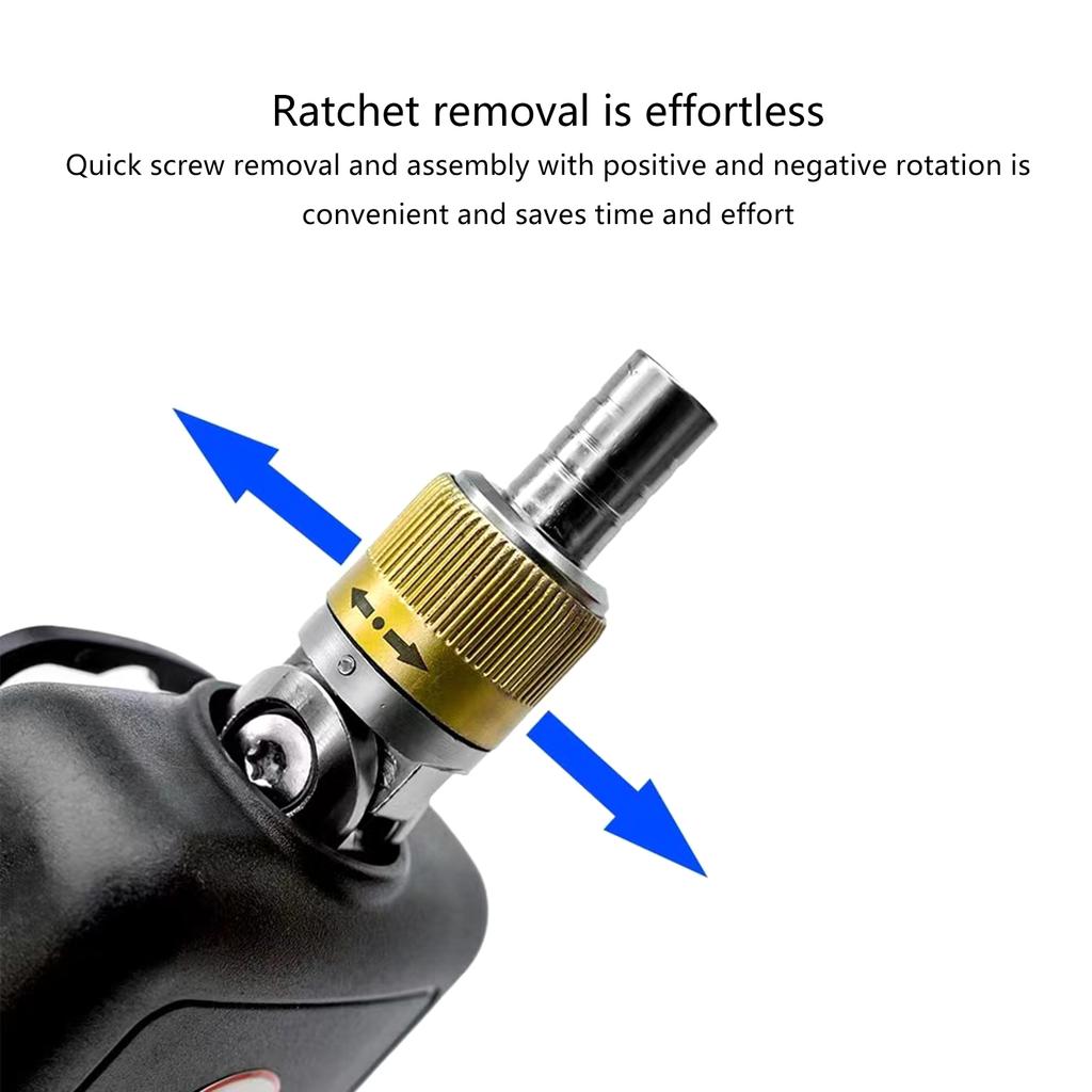 16-in-1 Multi Screwdriver Set Multi Angle Electric Screwdriver Guns with Magnetic Bit Magazine Manual Screwdriver Set