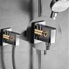 Copper Shower Arm Extension Adapter For K-98350 Wall Elbow Faucet Set