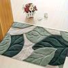 Tropical Plants Palm Leaf Monstera Decoration Kitchen Door Mats 50x80 Velvet Carpet Doormat Indoor Floor Bathroom Anti-Slip Rug