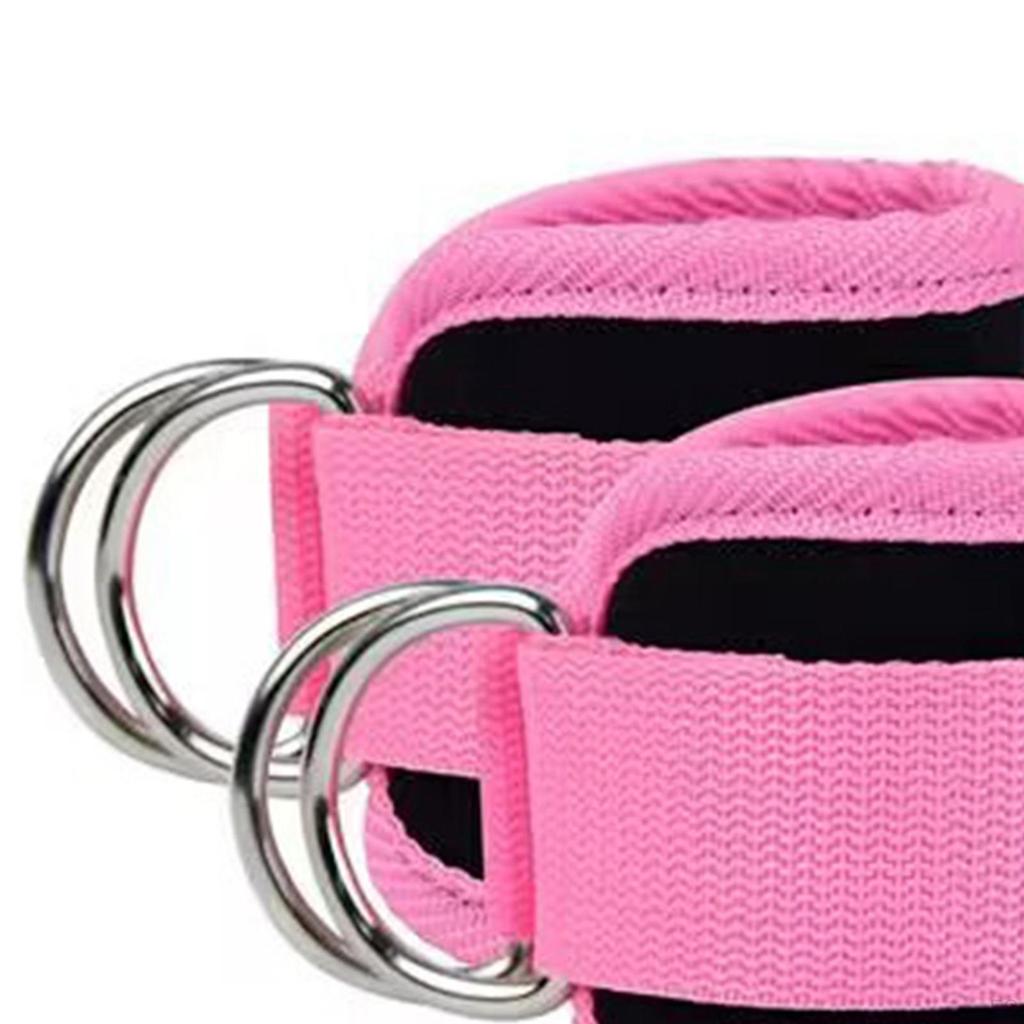 1 Pair Ankle Strap for Cable Machines, Gym Workout Kickback Cuffs, Leg Glute Attachment Straps