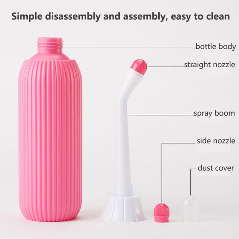 Portable Bidet Handheld Bidet Sprayer Feminine Hygiene Clean Bottle Private Parts Flushing Device for Personal Cleaning