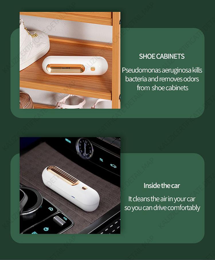 Refrigerator Ozone Air Purifier - Bacteria Removal & Odor Deodorizer