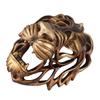 Lion Head Art Wall Decor Resin Vivid Lion Head Wall Mounted Art Sculpture for Living Room