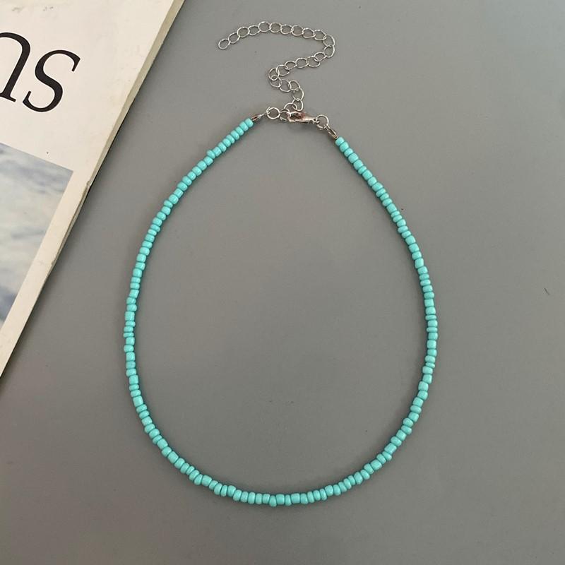 New Seed Beads Bohemia Choker Chain Fashion Charm Collar Colorful Handmade Colar Collar Necklace Jewelry Femme