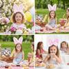 Plush Easter Headpiece Non-slip Rabbit Ear Hair Hoop Bunny Ear Headband  Cosplay Event