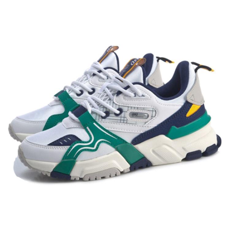Li Ning 001 Journey Slip Resistant Abrasion Resistant Low top Sports Casual Shoes Women's White Green AGCQ016-1