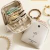 6-Layer Jewelry Storage Bag, Pu Jewelry Pouch Bags For Watch Bracelet Rings Earring Crystal, Portable Travel Jewelry Case