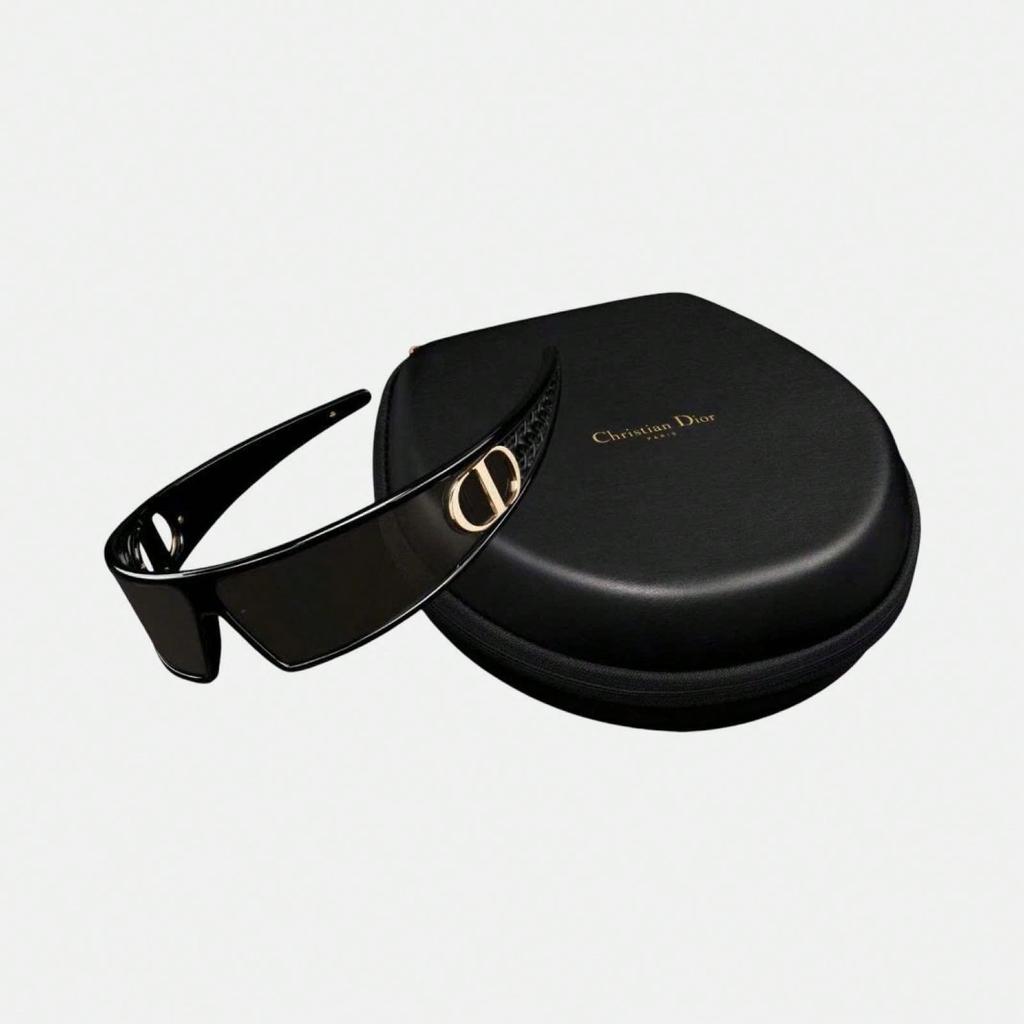 Dior VERYDIOR M1U Black Shield Sunglasses