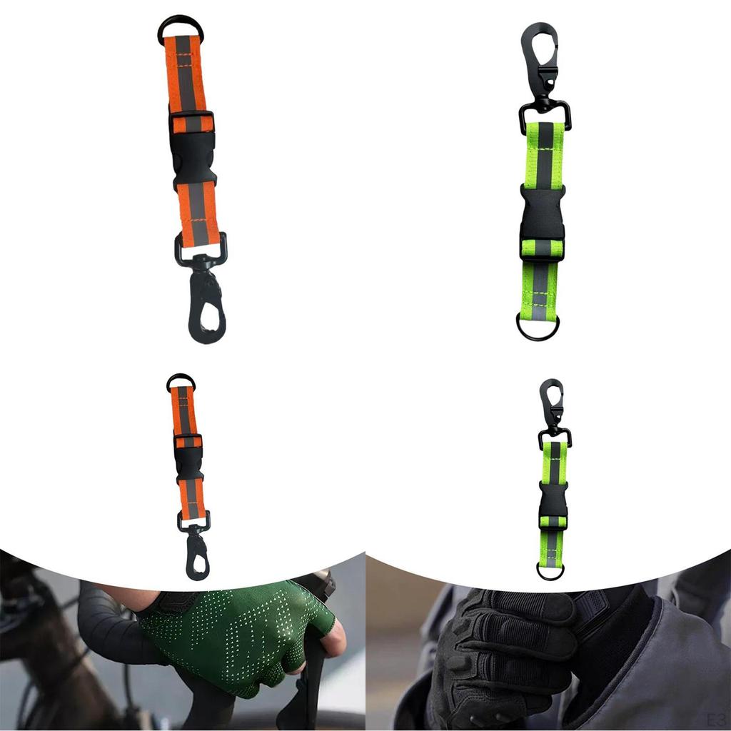 Firefighter Glove Strap Turnout Gear Gloves Sturdy Reflective Work