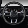 PU Leather Car Steering Wheel Covers For Jeep Commander PATRIOT COMPASS RENEGADE Grand Cherokee Wrangler