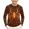 Kids Long Sleeve Neck T-Shirt Graphic Print Casual Everyday Top