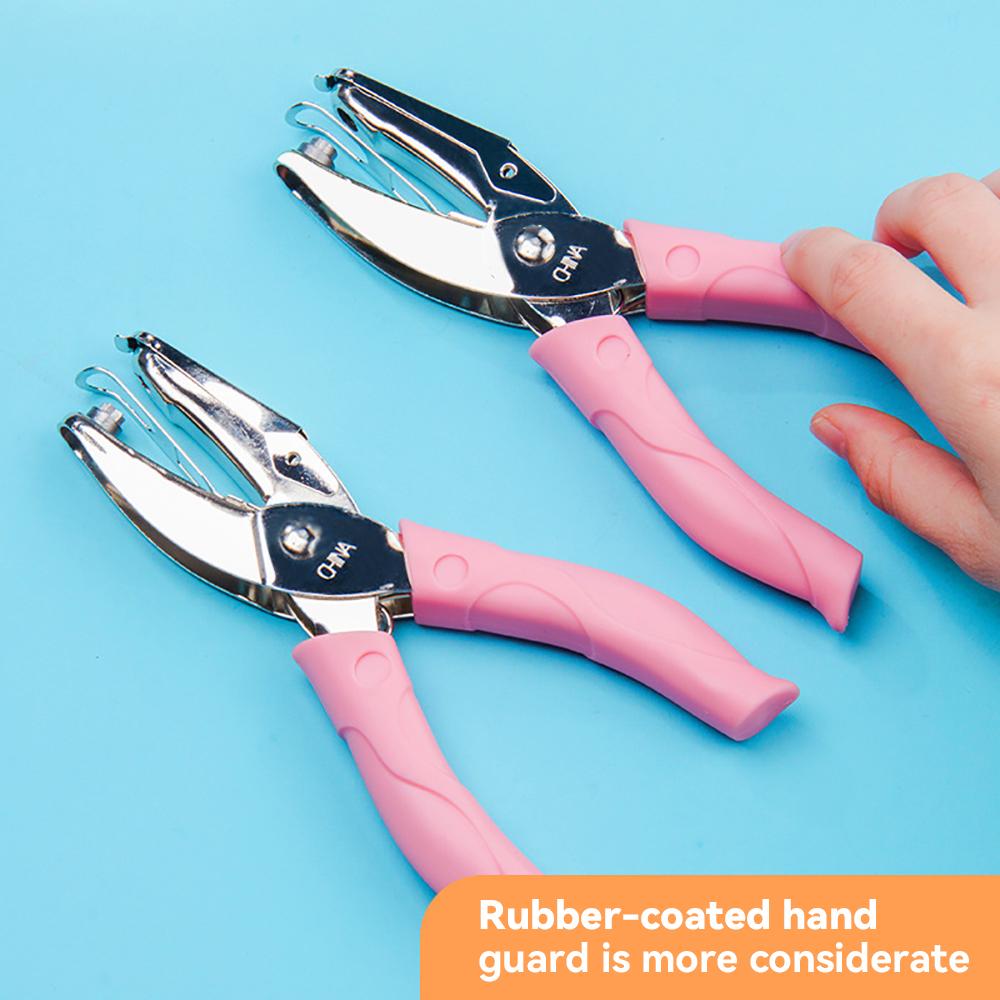 Cute Single Hole Puncher Scrapbooking Paper Punches 1.5/3/6mm Circle Hole Punch DIY Craft Cutter Paper Office School Supplies