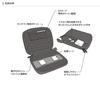 Elecom Shock-Absorbing Electronic Dictionary Case for Casio Ex-word, Sharp Brain, and Other Models, Black, DJC-025BK