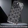 Moderne Schwarze Spitze Floral Handyhülle Handys für iPhone 17 Pro Max Hülle Glas für iPhone 17 16 15 14 13 12 11pm Pro Plus