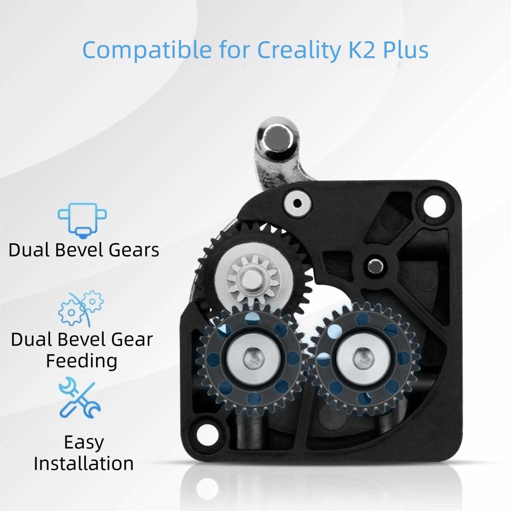 Anti-vibration 3D Printer Extruder Gear Kit for Creality K2 Plus Printer Upgrade Modification