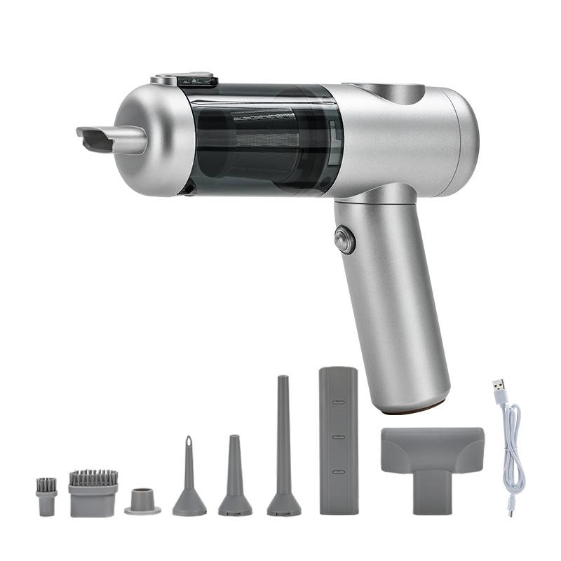 Wireless handheld brushless motor high suction car-mounted small home and car dual-use rechargeable vacuum cleaner