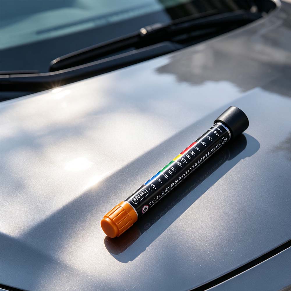 Skala Indikator Autolack Dicke Tester Stift Kunststoff Autolack Dicke Gauge Auto Kollision