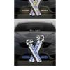 2 pezzi Auto ad Energia Eolica Luce Diurna a LED Illuminazione Ausiliaria Lampada a Ventola Rotante Fari Diurni per Automobili Decorativi