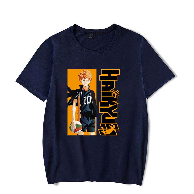 New Funny Anime Hinata Shoyo Graphic Print T-shirt Women Men Cool Summer Soft Harajuku Short Sleeve Plus Size Tops