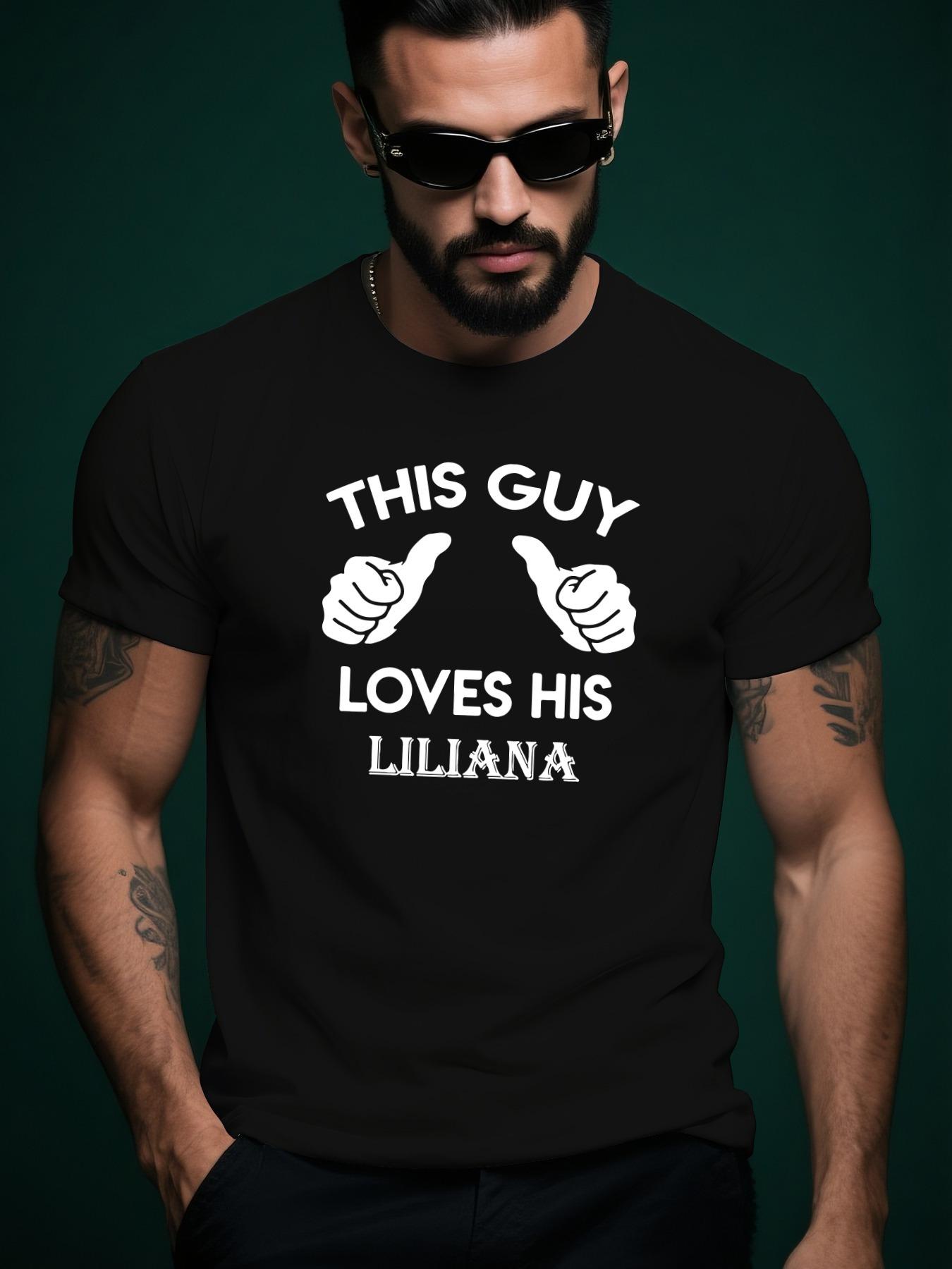LOVES HIS LILIANA Graphic Tshirt - Dark Green Casual Stre... XL