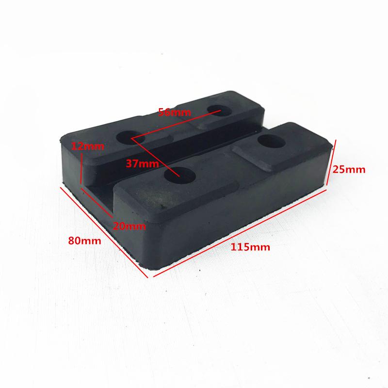 Rectangle Rubber Arm Pad 4pcs Heavy Duty Auto Truck Hoist Lift