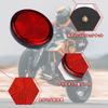 Motorcycle Reflector Reflector, Bicycle, Small, Round, Reflective Warning, Electric Cars, Motorcycles, Boats, Trucks, Bicycles,