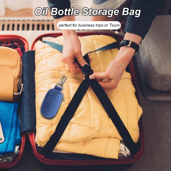 Úložný sáček Velkokapacitní Zavírání na zip Ochrana proti pádu Pohodlná 10 mřížek Láhev na esenciální olej Úložný sáček Domácí potřeby
