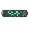 Digital Wall Clock with Remote Control Big LED Screen Display Adjustable 8 Color Lights Digital