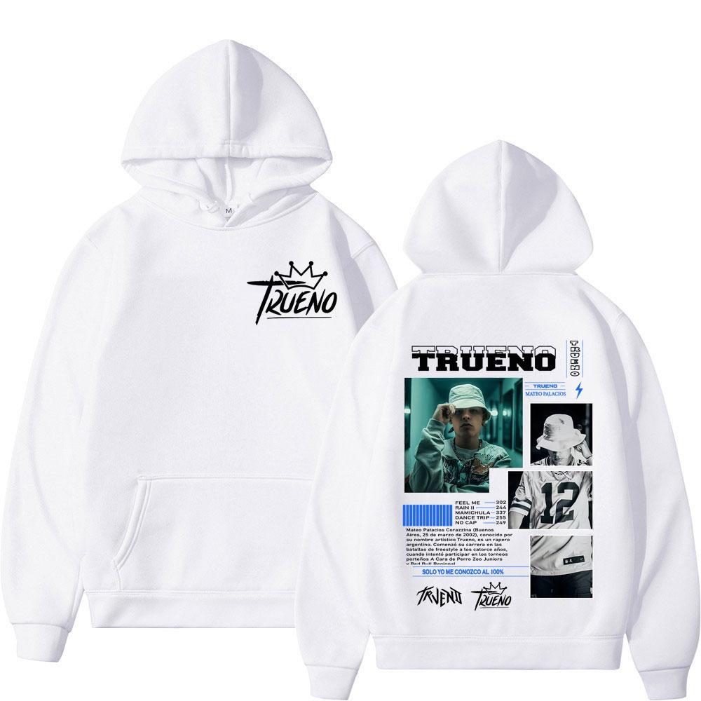 Rapper Trueno Album Cover Hoodie Men Women Harajuku Hip Hop Punk Rock Hoodie Long Sleeves High Quality Fashion Casual Sweatshirt
