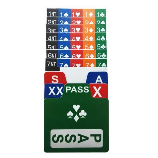 PVC Bridge Budgivningskort & Låda - Vertikal Stil Plast Bridge Tillbehör