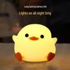 Bean Duck Sleep Companion: Rechargeable Silicone Night Light for Kids - Tap & Portable Warm Bedside Lamp Atmosphere Light
