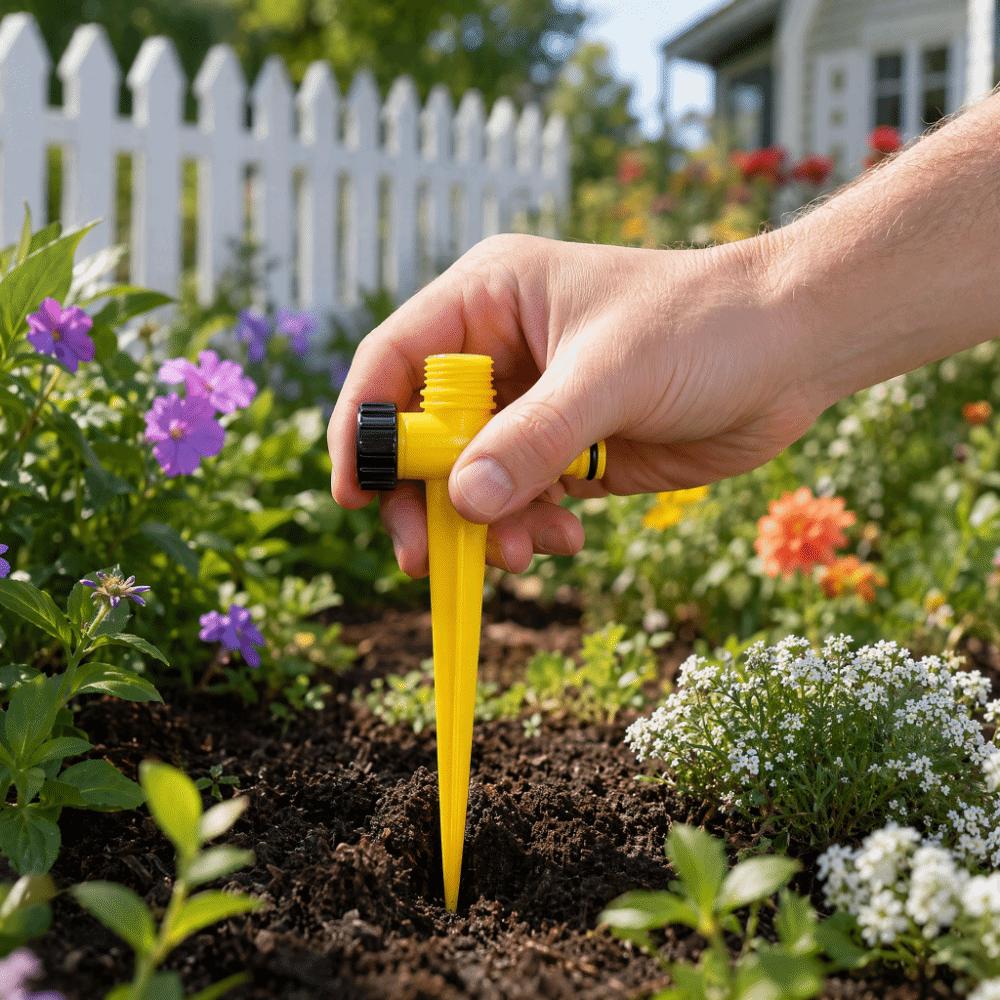 10PCS 3/4inch Male Thread Lawn Sprinkler Spike Base GardenLawn Sprinklers Spike  Wall Greening